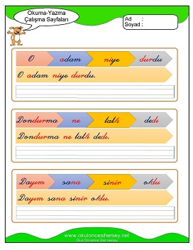 d sesi Grubu Çalışma Sayfaları